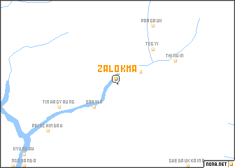 map of Zalokma