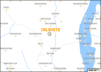 map of Zalokoto