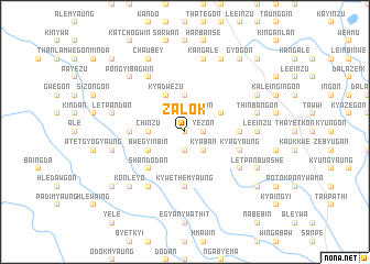 map of Zalok