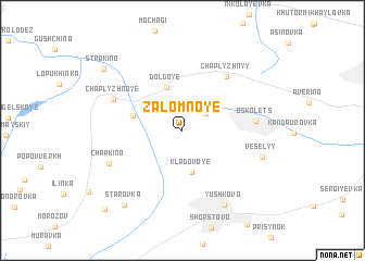 map of Zalomnoye