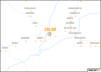 map of Zalom