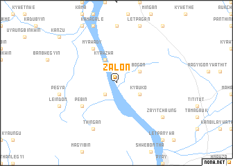 map of Zalon