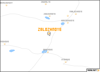 map of Zalozhnoye
