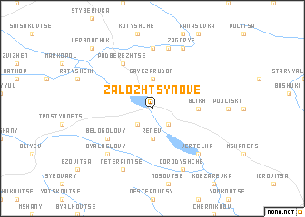 map of Zalozhtsy-Nove