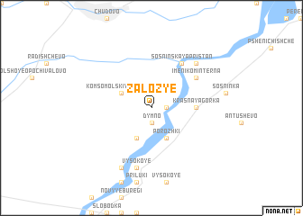 map of Zaloz\