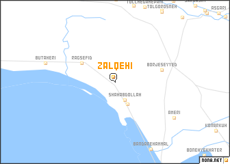 map of Z̄alqeh\