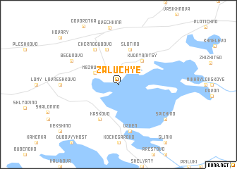 map of Zaluch\