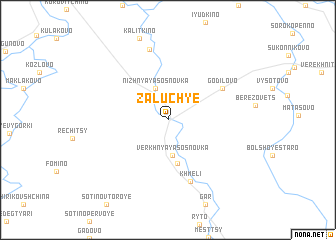 map of Zaluch\