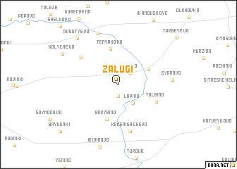 map of Zalugi