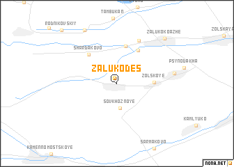 map of Zalukodes