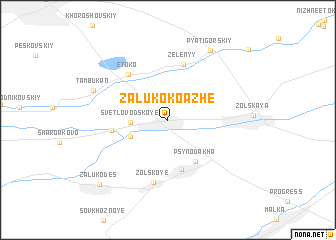 map of Zalukokoazhe