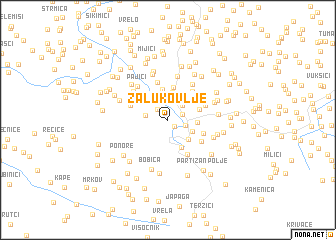 map of Zalukovlje