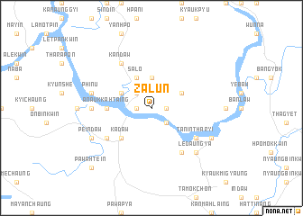 map of Zalun