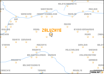 map of Zaluzh\