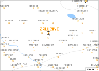 map of Zaluzh\