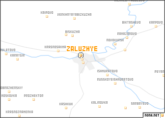 map of Zaluzh\