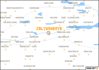 map of Zalyushen\