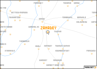 map of Zamadey