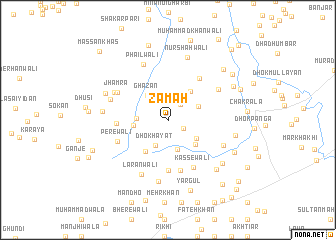 map of Zamah