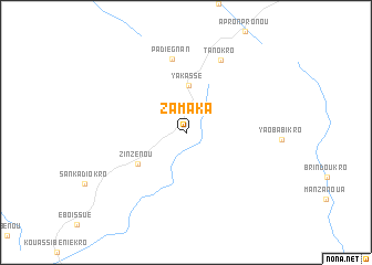 map of Zamaka