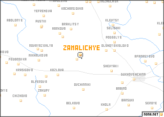 map of Zamalich\