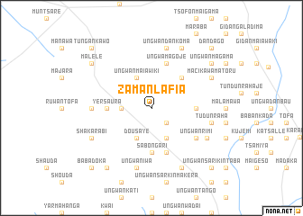 map of Zaman Lafia