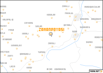 map of Zamanpǝyǝsi