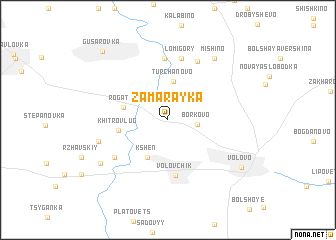 map of Zamarayka