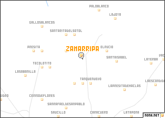 map of Zamarripa