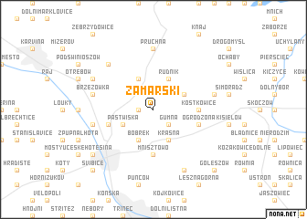 map of Zamarski