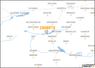 map of Zamarte