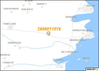 map of Zamartyn\