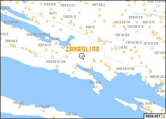 map of Zamasline