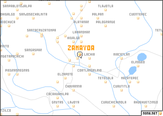 map of Zamayoa