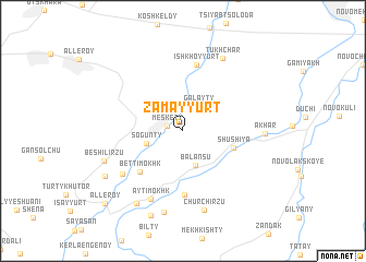 map of Zamay-Yurt