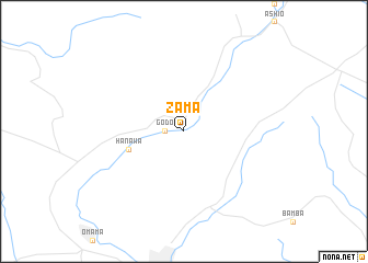 map of Zama