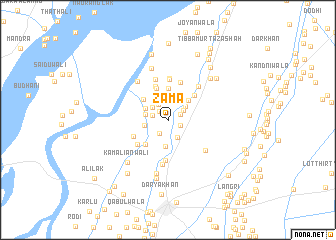 map of Zama