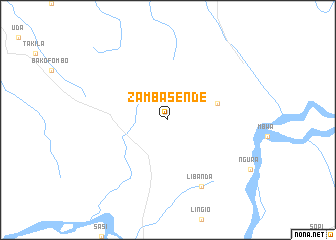 map of Zambasende