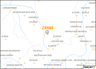 map of Zamba