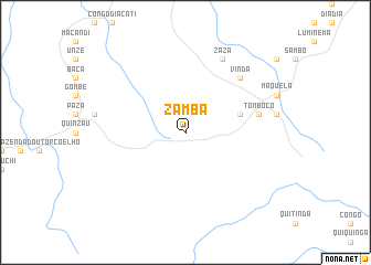 map of Zamba