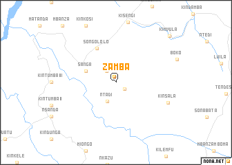 map of Zamba