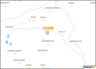 map of Zamba