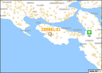 map of Zambelići