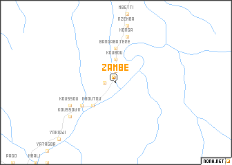 map of Zambé