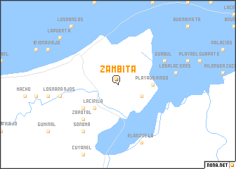 map of Zambita