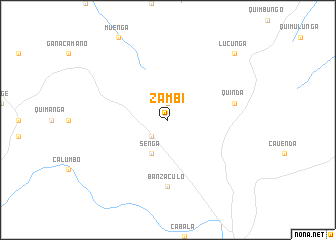 map of Zambi