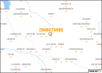 map of Zambotambo