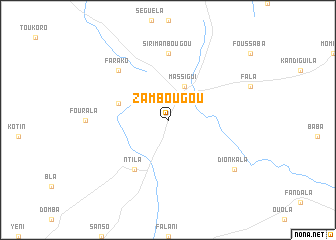 map of Zambougou