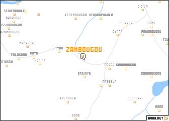 map of Zambougou