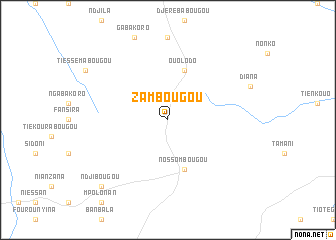 map of Zambougou